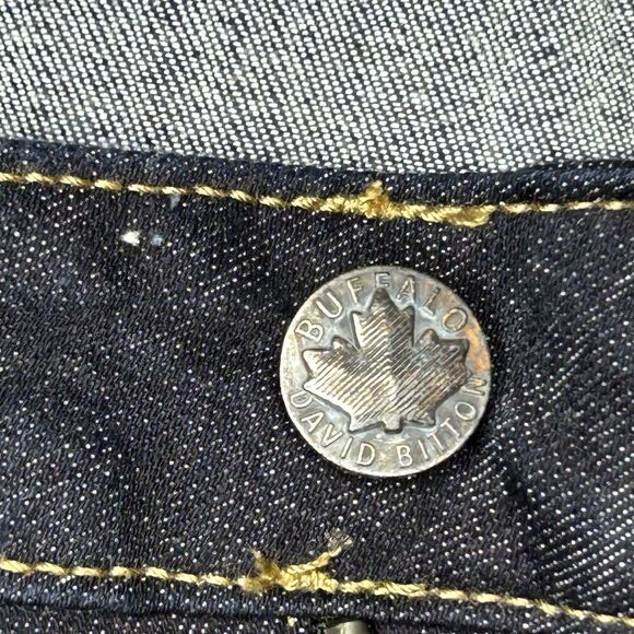 Buffalo Jeans Mens Size 36x32 Blue Denim Pants Slim  Ash - Picture 8 of 9